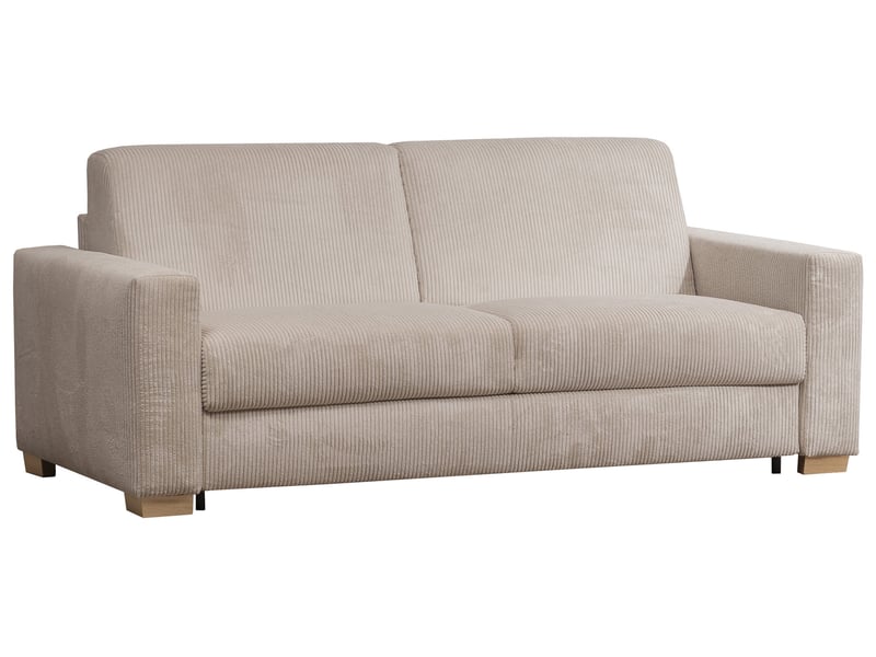 Canapé ELIO convertible beige 3 places Conforama