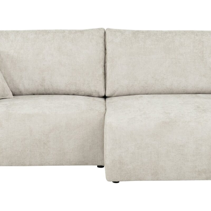 Canapé EMILE d’angle convertible beige chez Conforama