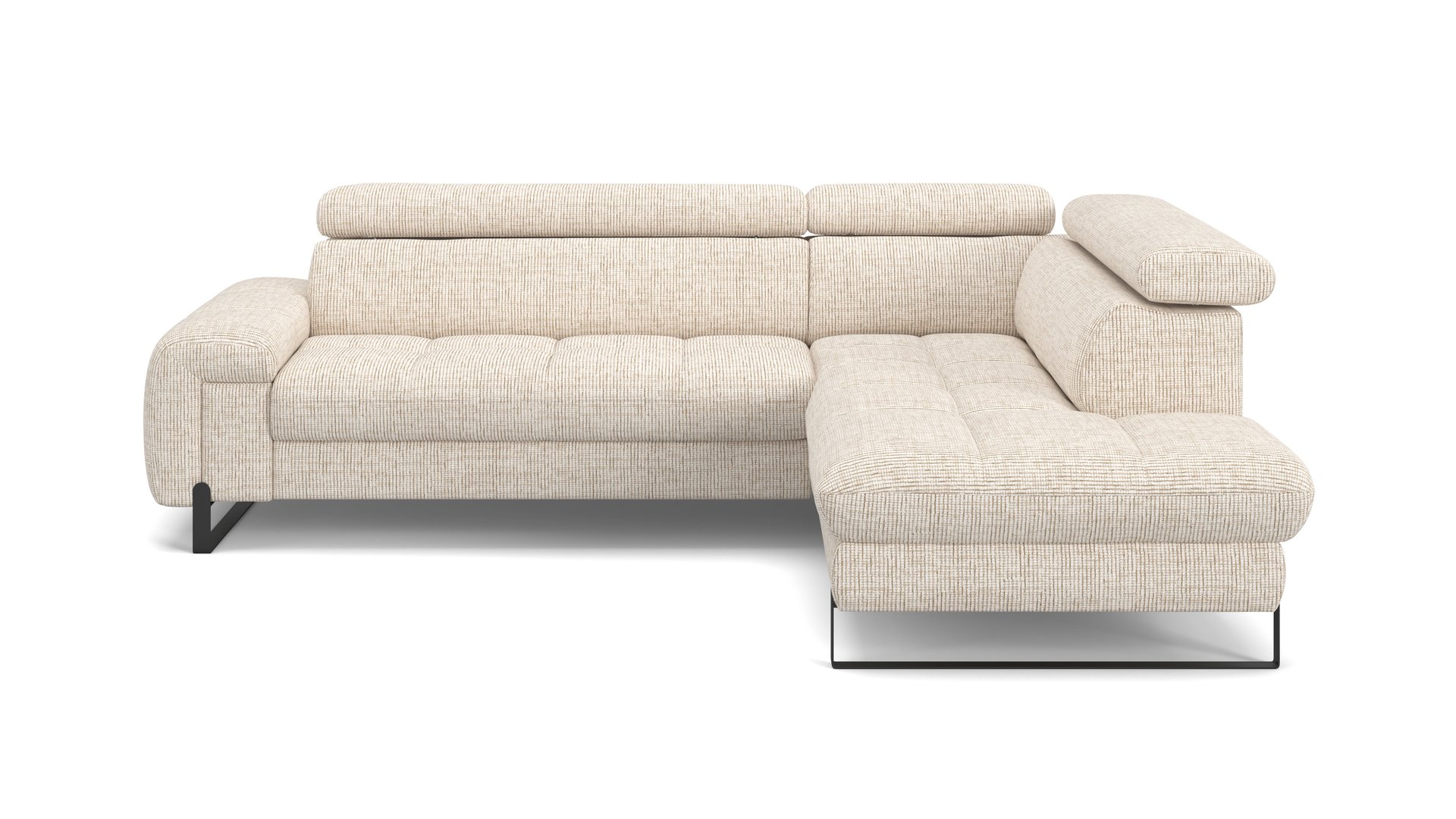 Canapé Esperanza Conforama d’Angle Convertible 3 Places Beige