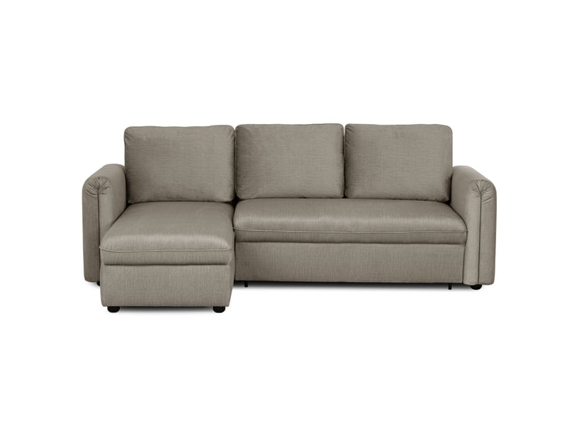 Canapé d’Angle Freya Taupe Convertible 4 Places Conforama