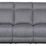Canapé HARPER droit relax manuel 3 places gris Conforama