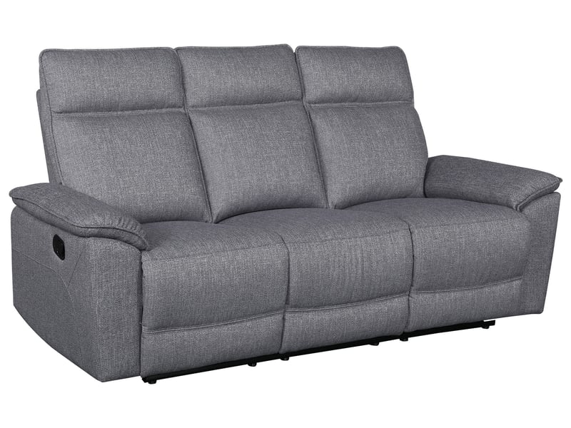 Canapé HARPER droit relax manuel 3 places gris Conforama
