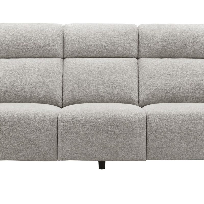 Canapé JAMES relax électrique gris 3 places Conforama