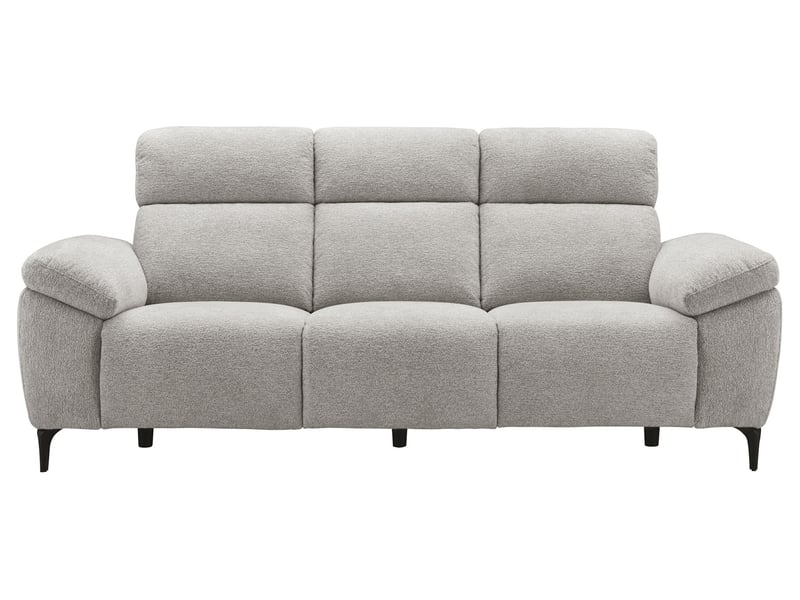 Canapé JAMES relax électrique gris 3 places Conforama