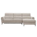 Canapé Kandy d’Angle Convertible 4 Places Beige Conforama