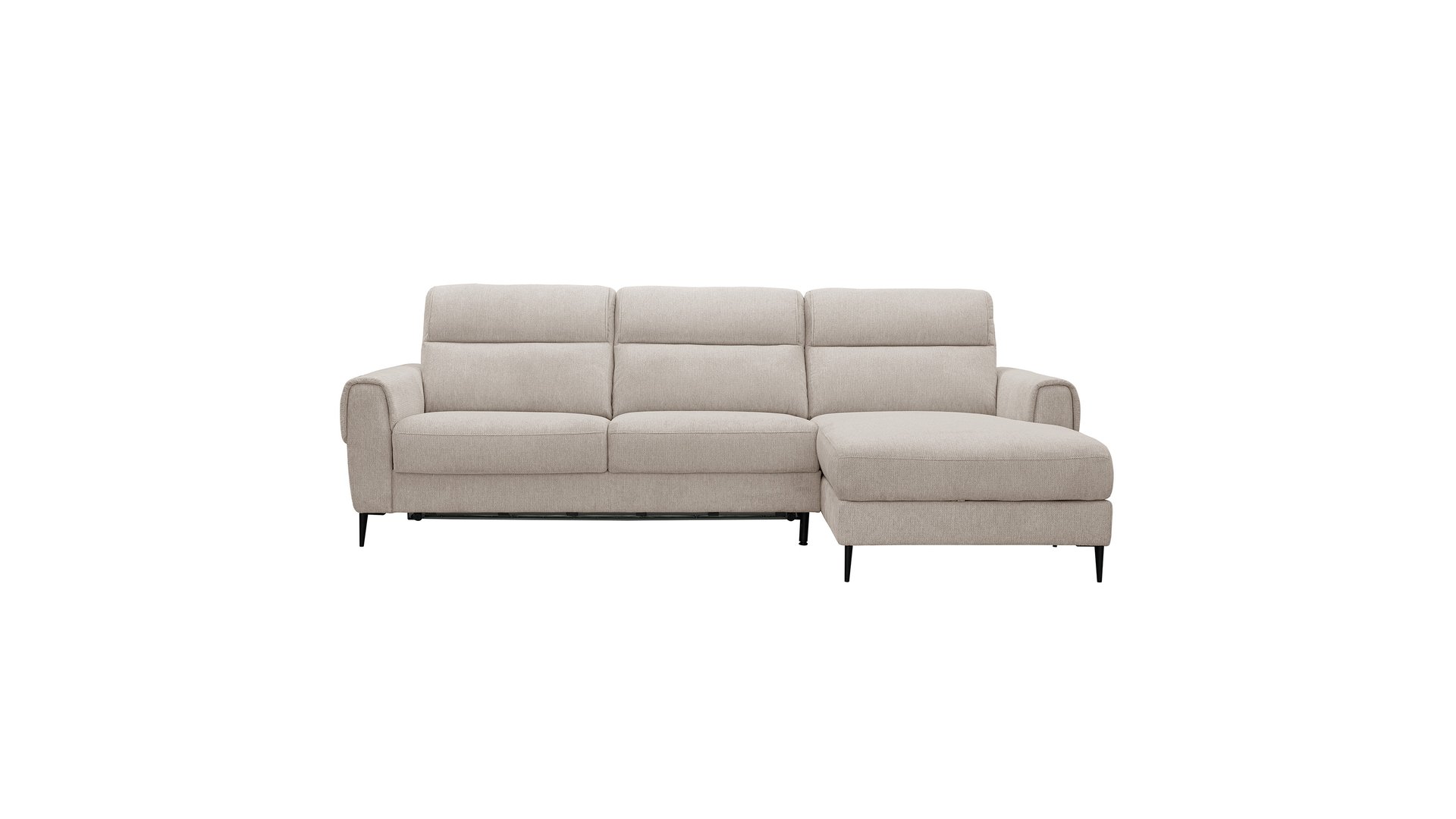 Canapé Kandy d’Angle Convertible 4 Places Beige Conforama