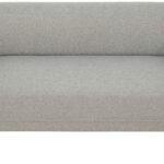 Canapé KOBY droit fixe 2 places gris Conforama