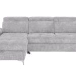 Canapé LARA d’angle convertible 4 places gris Conforama