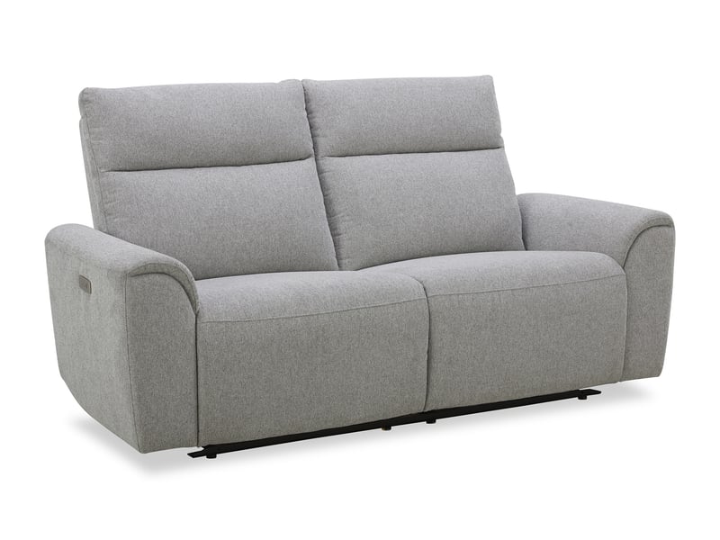 Canapé LOANE droit relax électrique beige chez Conforama