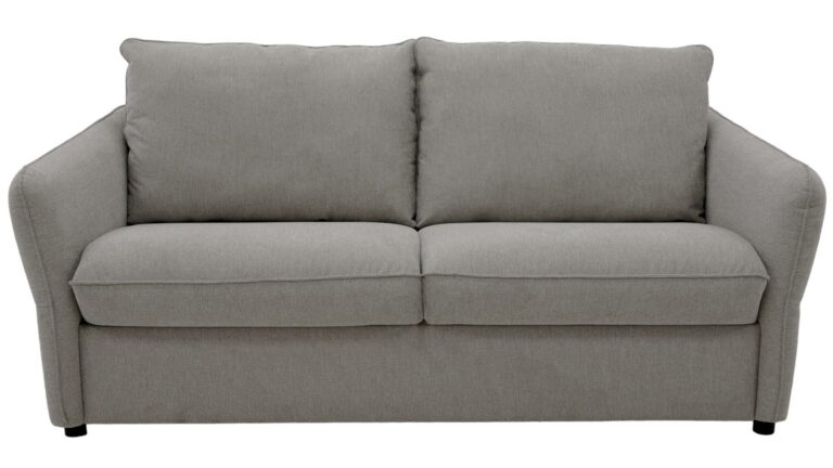 Canapé LONDON droit convertible 3 places gris chez Conforama