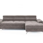Canapé Lugano d’Angle Convertible 4 Places Taupe Conforama