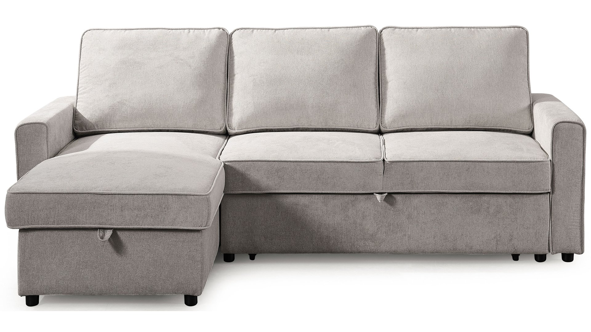 Canapé LURKEY d’angle convertible 3 places beige Conforama