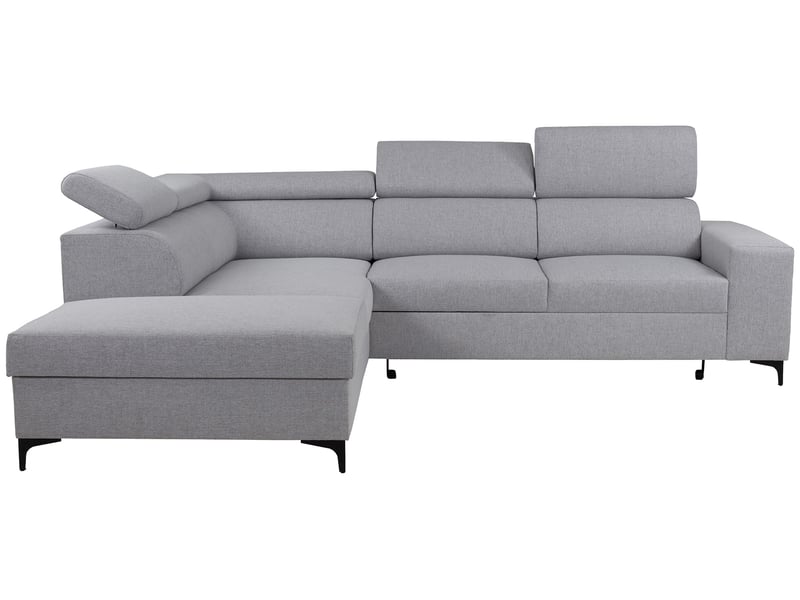 Canapé MARIUS d’angle convertible gris 4 places Conforama