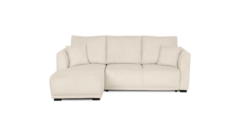 Canapé MARTHA d’angle beige convertible Conforama