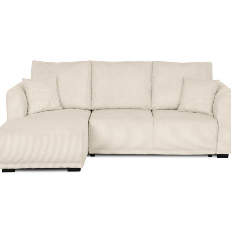 Canapé MARTHA d’angle beige convertible Conforama