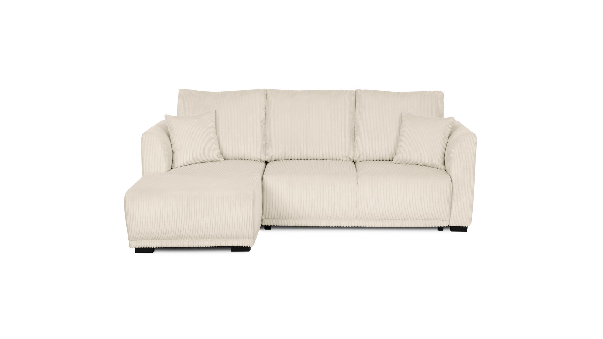 Canapé MARTHA d’angle beige convertible Conforama