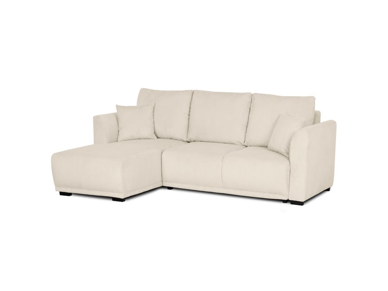 Canapé MARTHA d’angle beige convertible Conforama