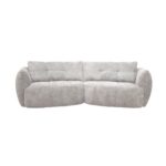 Canapé Milly Conforama Droit Fixe 5 Places Coloris Blanc