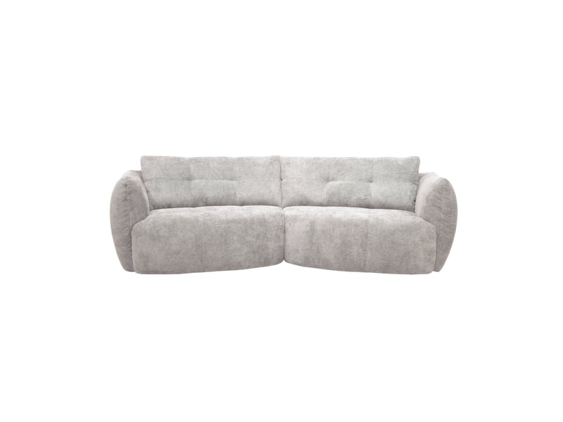 Canapé Milly Conforama Droit Fixe 5 Places Coloris Blanc