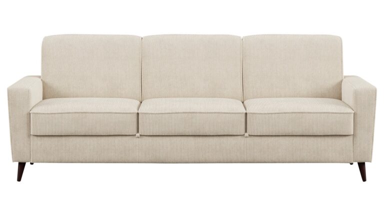 Canapé MORITO droit convertible beige Conforama, coin détente
