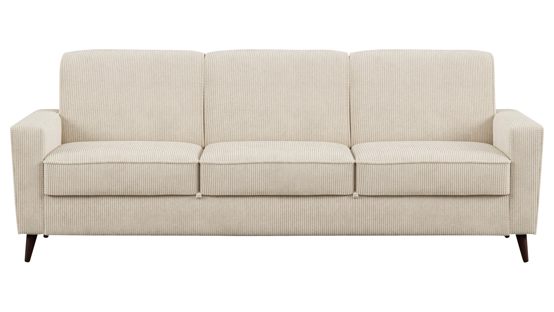 Canapé MORITO droit convertible beige Conforama, coin détente