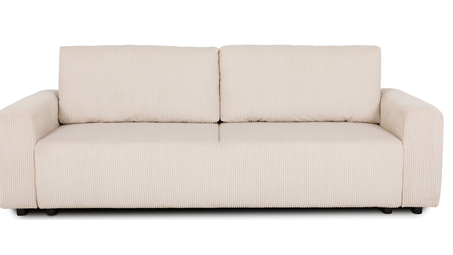 Canapé NADO convertible beige 3 places Conforama