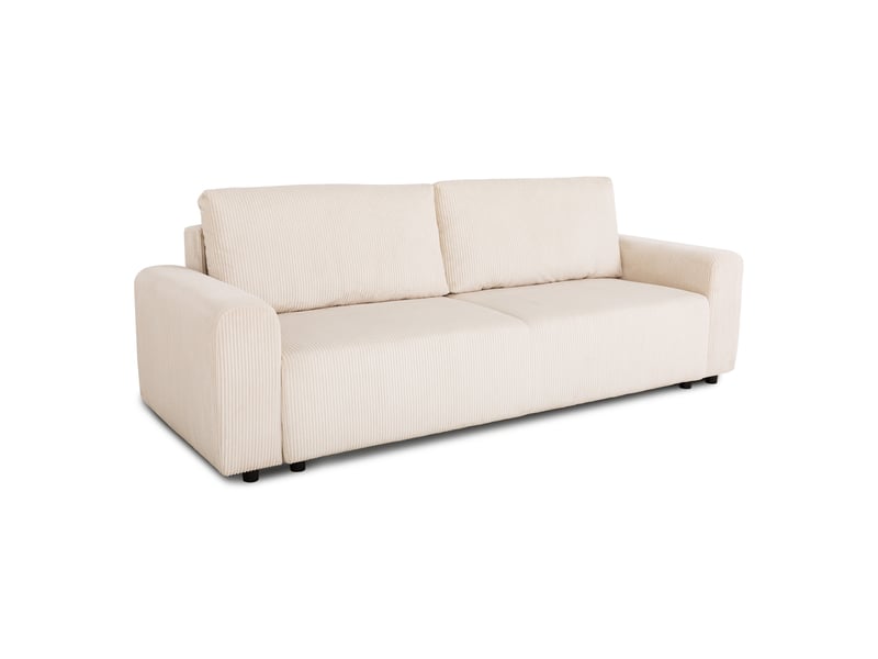 Canapé NADO convertible beige 3 places Conforama