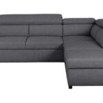 Canapé OLYMPE d’angle convertible 4 places gris Conforama