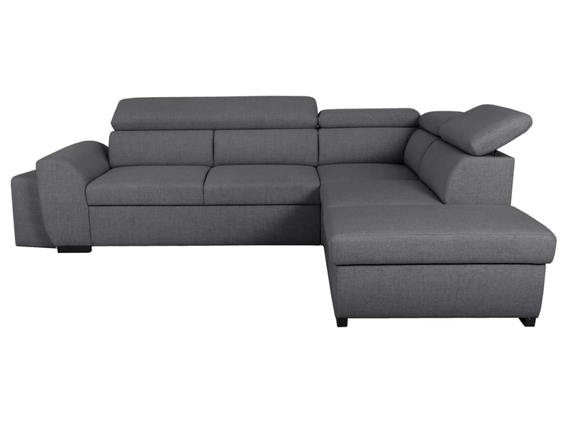Canapé OLYMPE d’angle convertible 4 places gris Conforama