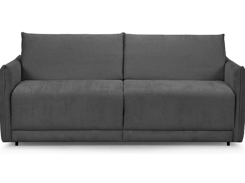 Canapé OWEN droit convertible gris 3 places chez Conforama