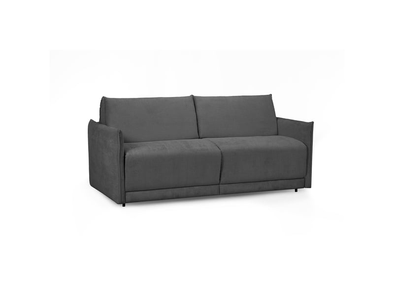 Canapé OWEN droit convertible gris 3 places chez Conforama