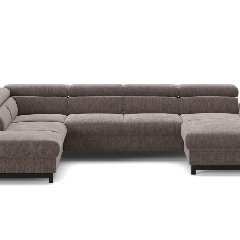 Canapé Panorama Taupe Convertible d’Angle Conforama