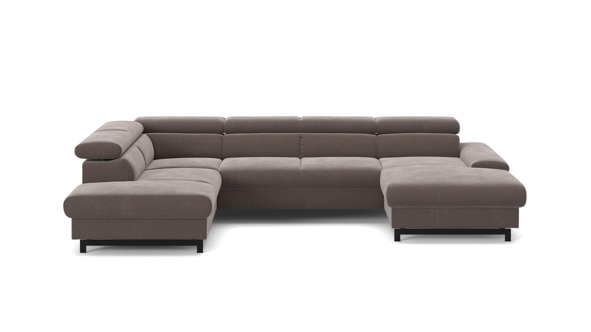 Canapé Panorama Taupe Convertible d’Angle Conforama