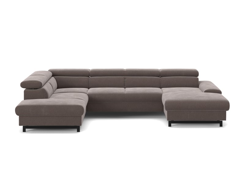 Canapé Panorama Taupe Convertible d’Angle Conforama