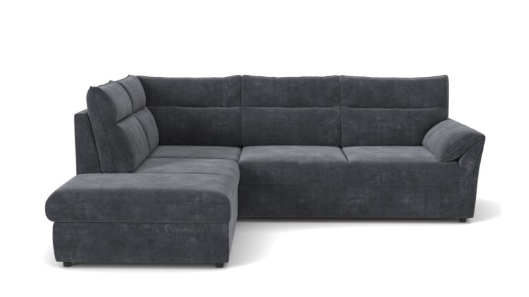 Canapé Primo d’Angle Convertible 4 Places Gris Conforama