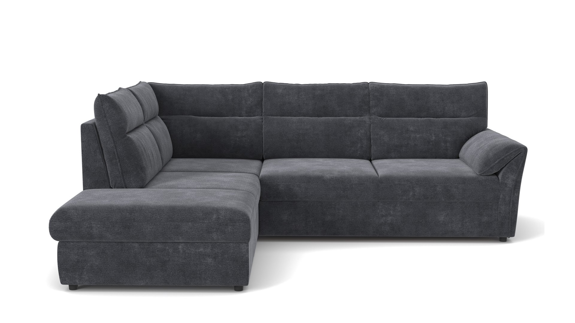 Canapé Primo d’Angle Convertible 4 Places Gris Conforama