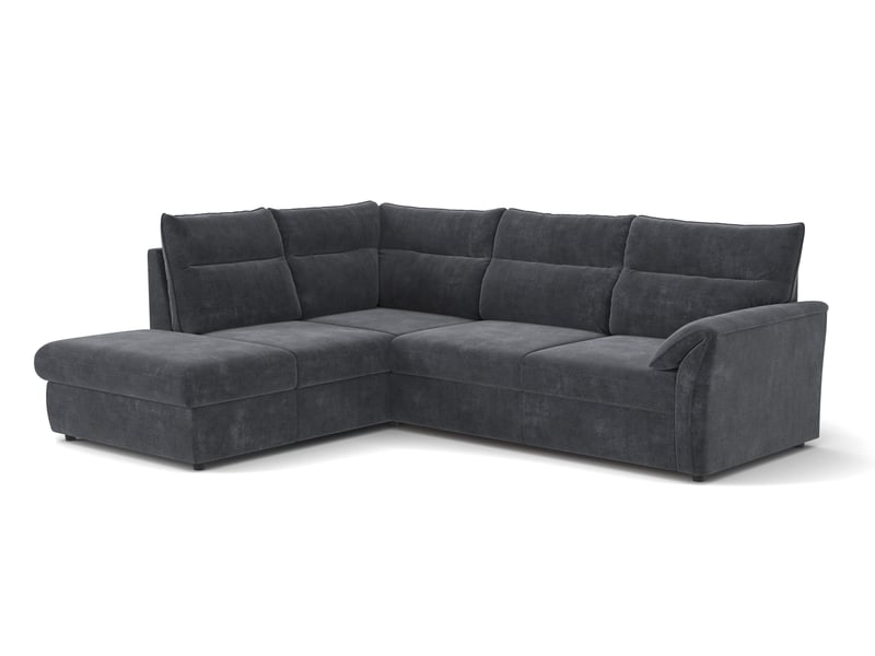Canapé Primo d’Angle Convertible 4 Places Gris Conforama