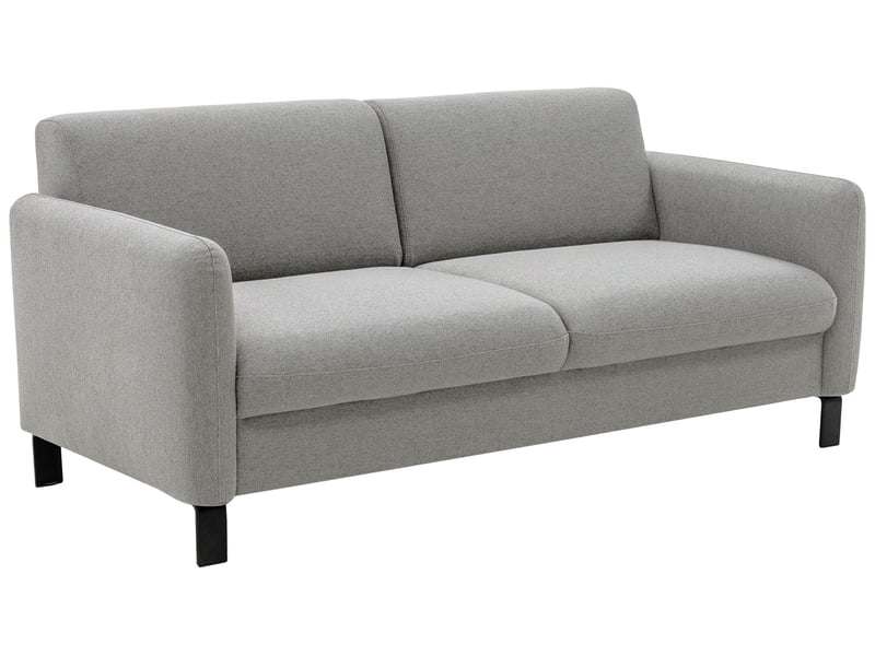Canapé RIDLEY droit fixe 3 places gris Conforama