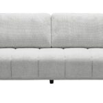 Canapé SAPHIR droit fixe 3 places gris à prix Conforama