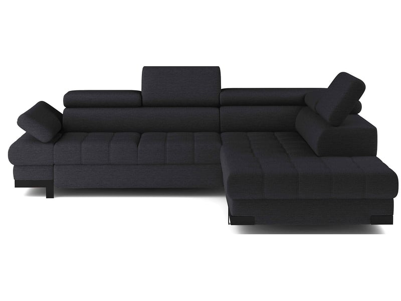 Canapé Selva d’Angle Gris Convertible 4 Places Conforama