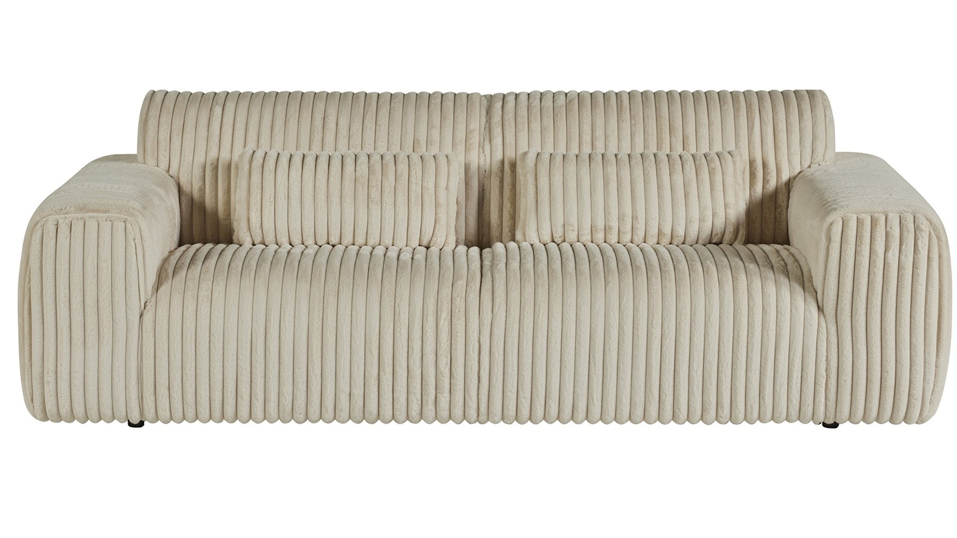 Canapé SVEN droit fixe beige 3 places Conforama