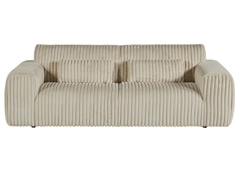 Canapé SVEN droit fixe beige 3 places Conforama
