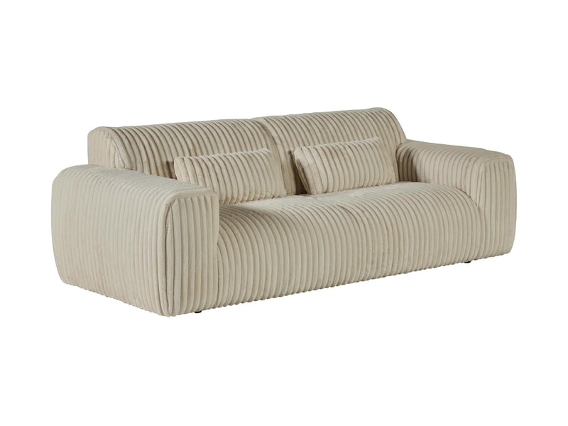 Canapé SVEN droit fixe beige 3 places Conforama
