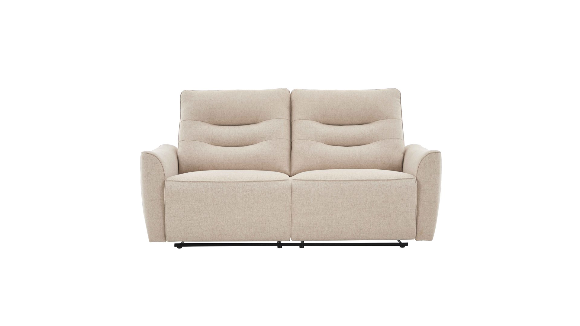 Canapé TORONTO droit relax électrique beige chez Conforama