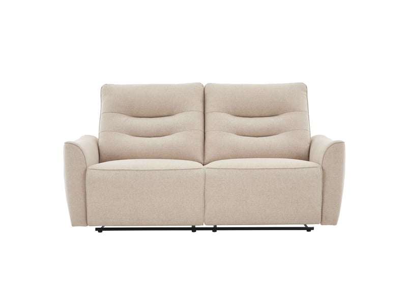 Canapé TORONTO droit relax électrique beige chez Conforama