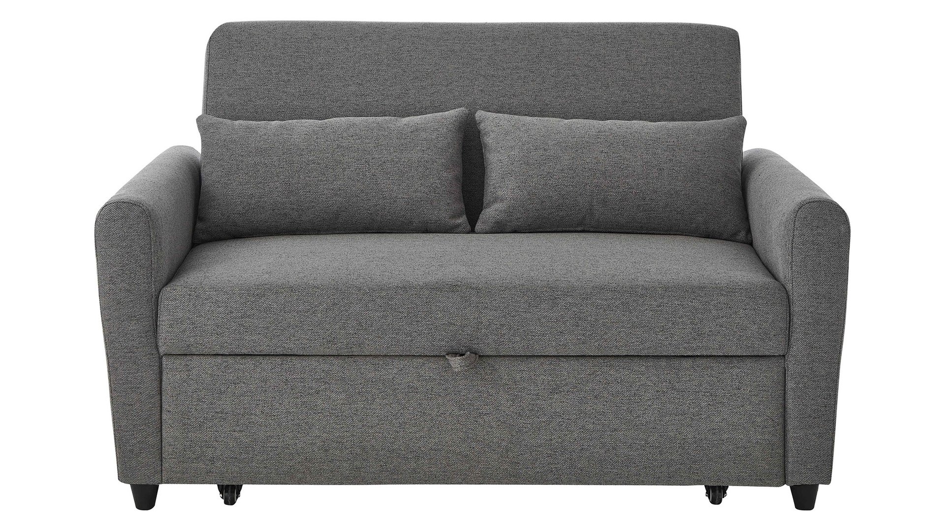 Canapé TUDOR convertible gris 2 places Conforama