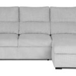 Canapé TURIS d’angle convertible 4 places gris Conforama