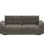 Canapé VIVO droit fixe gris 4 places Conforama