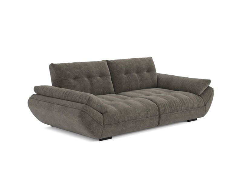 Canapé VIVO droit fixe gris 4 places Conforama