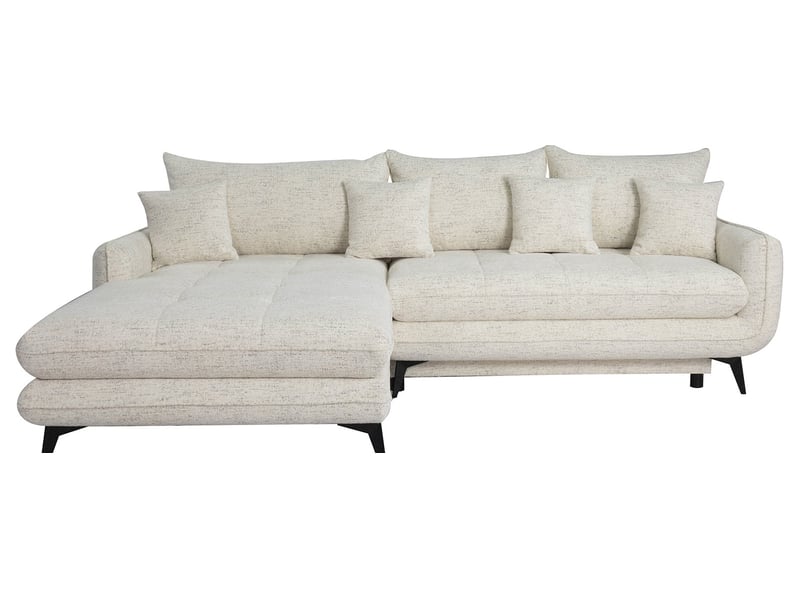 Canapé WAVE d’angle convertible 4 places blanc Conforama
